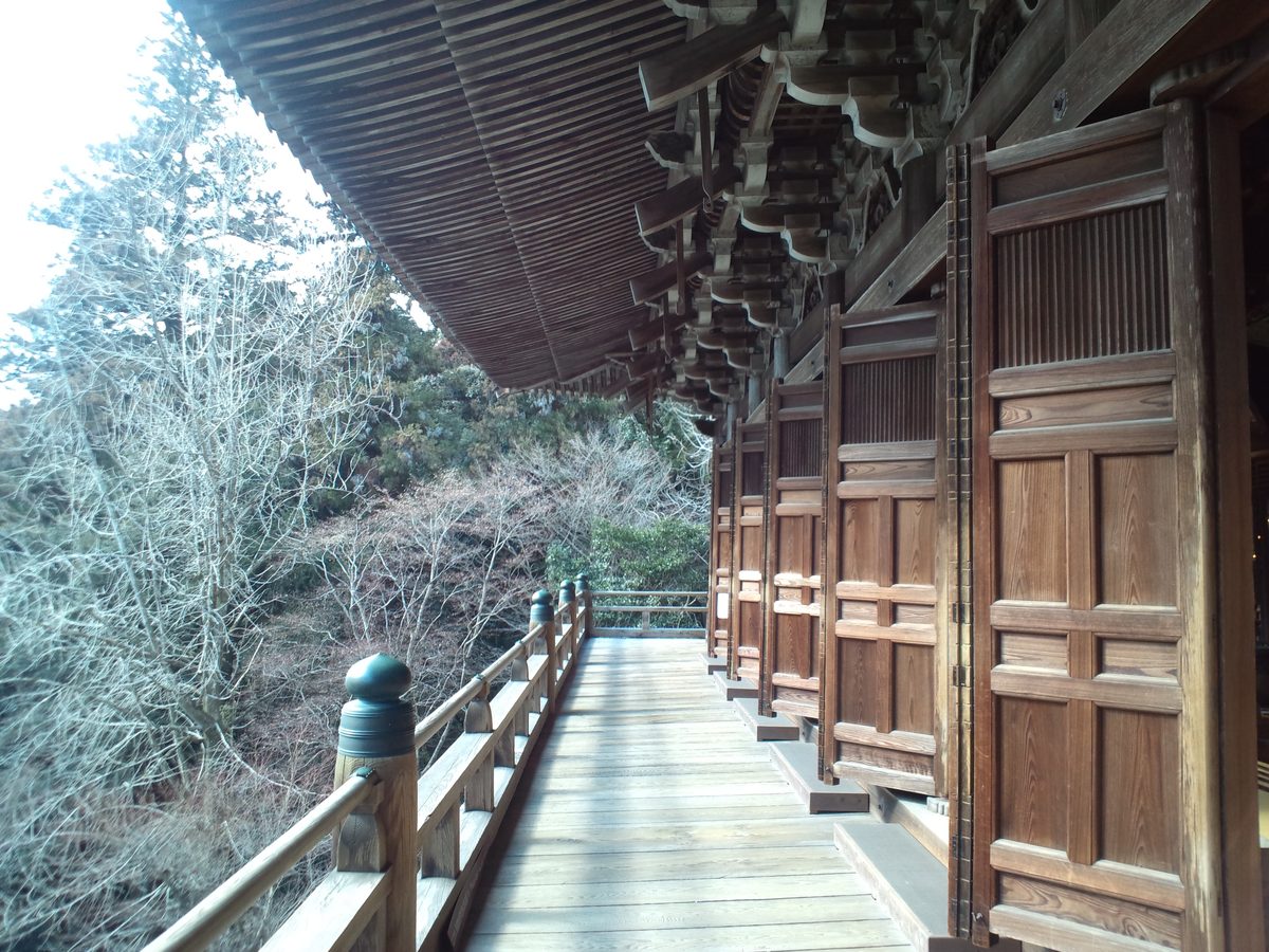 The Maniden hall of Engyoji on Mt. Shosha in Himeji.