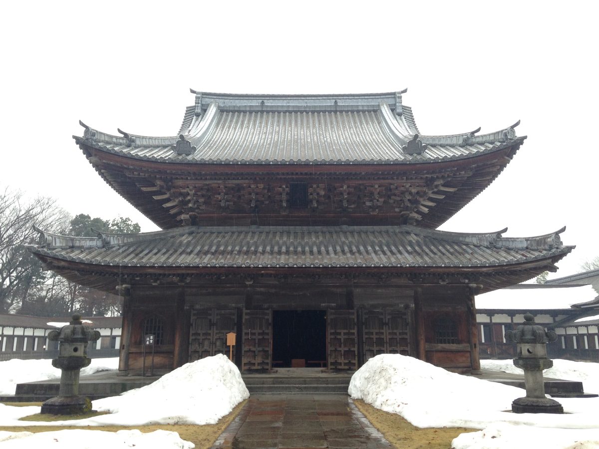 The Buddha hall of Zuiryuji in Takaoka.